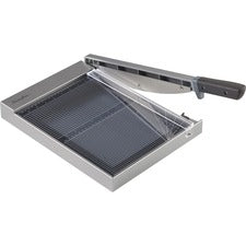 Swingline ClassicCut Guillotine Glass Trimmer 15 Sheet Cutting Capacity - 12" Cutting Length - Safety Latch - Tempered Glass - Gray - 1 Each