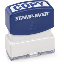 Trodat Pre-inked Stamp Message Stamp - COPY - 0.56" Impression Width x 1.69" Impression Length - Blue - 1 Each - TAA Compliant
