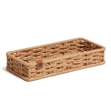 U Brands Woven Catch-All Tray 1 Compartment(s) - 1.70" Height x 9.40" Width x 4.30" Depth - Sturdy - Brown - 1 Each