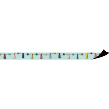 Teacher Created Resources Magnetic Board Border Magnetic - Pom-Poms and Tassels - Durable, Reusable - 1.50" Depth x 24" Length - Multi - 12 / Pack