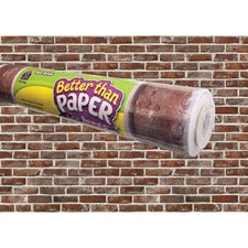 Teacher Created Resources Bulletin Board Roll Bulletin Board, Poster, Student - 12 ft Height x 48" Width - Red Brick - Fabric - 1 Roll