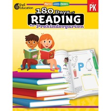 Shell Education 180 Days of Reading for Prekindergarten Printed Book Book - Grade Pre-K - English