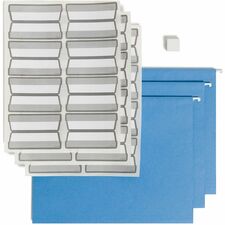Smead 1/3 Tab Cut Letter Recycled Hanging Folder 11 pt. - Paperboard - Adhesive Label, Write-on Label - 20 / Box