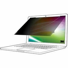 3M Bright Screen Privacy Filter for 15.6in Laptop, 16:9, BP156W9B Black, Matte For 15.6" Widescreen LCD 2 in 1 Notebook - 16:9 - Scratch Resistant, Fingerprint Resistant - Anti-glare - 1 Each