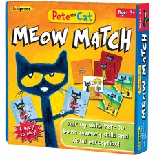 Teacher Created Resources Pete The Cat Meow Match Game 78 Card(s) - Animal - Matching - 1 Each