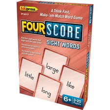 Teacher Created Resources Four Score Sight Words Game Fun - Matching - 3 to 20 Players - 1 Each