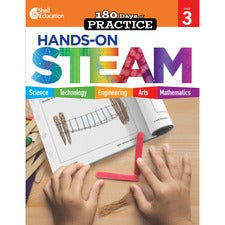 Shell Education 180 Days: Hands-On STEAM: Grade 3 Printed Book Book - Grade 3 - English