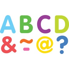 Teacher Created Resources Colorful Magnetic Letters Fun Theme/Subject - Magnetic - 2" Length - Multi - 87 / Pack