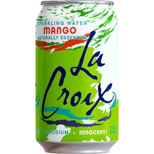 LaCroix Mango Flavored Sparkling Water Ready-to-Drink - 12 fl oz (355 mL) - Mango - 12/Pack - 2 / Carton
