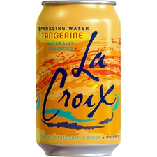 LaCroix Tangerine Flavored Sparkling Water Ready-to-Drink - 12 fl oz (355 mL) - Tangerine - 12/Pack - 2 / Carton