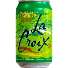LaCroix Key Lime Flavored Sparkling Water Ready-to-Drink - 12 fl oz (355 mL) - Key Lime - 12/Pack - 2 / Carton