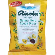 Ricola Original Herb Cough Drops For Cough, Sore Throat, Sore - 21 / Bag