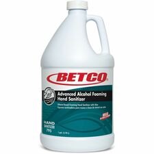Betco Hand Sanitizer Foam Refill Citrus Scent - 1 gal - Kill Germs - Hand, Skin - Moisturizing - Light Blue - Anti-irritant, Non-drying, Non-sticky, Residue-free, Refillable - 1 Each