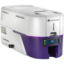 SICURIX Sigma DS2 Double Sided Dye Sublimation/Thermal Transfer Printer - Color - Card Print - USB - Silver, Blue 300 dpi - For Mac, PC