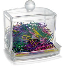 Officemate Paper Clip Dispenser Clear - PVC-free - 1 Each
