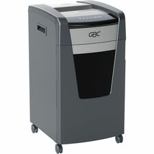 GBC Momentum X22-23 Paper Shredder Continuous Shredder - Micro Cut - 22 Per Pass - for shredding CD, Credit Card, Paper Clip, Staples, Junk Mail - P-4 - 23 gal Wastebin Capacity - Black