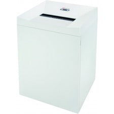 HSM Classic 125.2 - 1/32" x 3/16" + External Autom. Oiler Continuous Shredder - Particle Cut - 4 Per Pass - for shredding Paper, Staples, Paper Clip - 0.031" x 0.188" Shred Size - P-7/F-3 - 10.04" Throat - 20.10 gal Wastebin Capacity - White