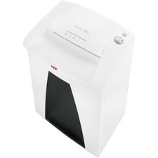 HSM SECURIO B32 - 3/16" x 1 1/8" Continuous Shredder - Particle Cut - 16 Per Pass - for shredding Paper, Paper Clip, Staples, CD, DVD, Credit Card - 0.188" x 1.125" Shred Size - P-4/O-3/T-4/E-3/F-1 - 12.20" Throat - 21.70 gal Wastebin Capacity - Beige