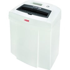 HSM SECURIO C14 - 5/32" x 1" Particle Cut - 6 Per Pass - for shredding Staples, Paper, Paper Clip, Credit Card - 0.156" x 1" Shred Size - P-4/T-4/E-3/F-1 - 8.86" Throat - 5.30 gal Wastebin Capacity - White