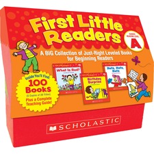 Scholastic First Little Readers Books Set Printed Book 160 Pages - Book - Grade Pre K-2 - 100/Set