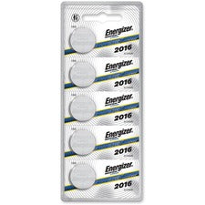 Energizer Industrial 2016 Lithium Battery 5-Packs For Laser Pointer, Glucose Monitor, Digital Thermometer - CR2016 - 100 mAh - 5/Pack - 20 / Box