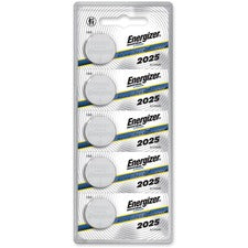 Energizer Industrial 2025 Lithium Battery 5-Packs For Digital Thermometer, Laser Pointer, Glucose Monitor - CR2025 - 170 mAh - 5/Pack - 20 / Box
