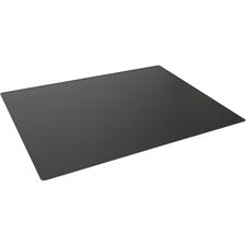 DURABLE Contoured Edge Desk Mat Office - 19.69" Length x 25.59" Width - Rectangular - Polypropylene, Plastic - Black - 1 Each