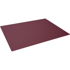 DURABLE Contoured Edge Desk Mat Office - 19.69" Length x 25.59" Width - Rectangular - Polypropylene, Plastic - Red - 1 Each