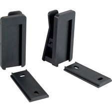 DURABLE VISIOCLIP Wall Mount for Tablet, Smartphone - Charcoal Gray 2.20 lb Load Capacity - Plastic - 1 Each