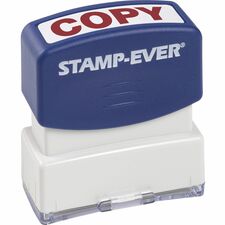 Trodat COPY 1-color Message Stamp Message Stamp - COPY - 0.56" Impression Width x 1.69" Impression Length - Red - 1 Each