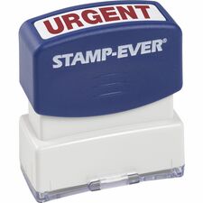 Trodat Pre-inked URGENT Message Stamp Message Stamp - URGENT - 0.56" Impression Width x 1.69" Impression Length - Red - 1 Each