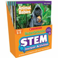 Scholastic SuperScience STEM Instant Activities Printed Book Grade 1-3