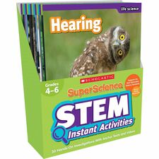 Scholastic SuperScience STEM Instant Activities Printed Book Grade 4-6