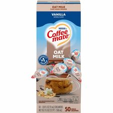 Coffee mate Oat Milk Vanilla Liquid Creamer Singles Vanilla FlavorTub - 50 / Box