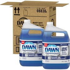 Dawn Manual Pot/Pan Detergent 128 fl oz (4 quart) - Heavy Duty - Blue - 2 / Carton