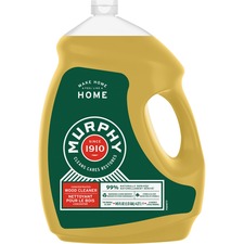 Murphy&reg; Oil Soap Cleaner Concentrate - 145 fl oz (4.5 quart) - Natural Scent - Ammonia-free, Bleach-free, Phosphate-free - Brown - 1 Each