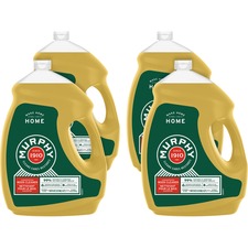 Murphy&reg; Oil Soap Cleaner Concentrate - 145 fl oz (4.5 quart) - Natural Scent - Ammonia-free, Bleach-free, Phosphate-free - Brown - 4 / Carton