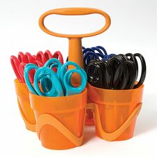 Fiskars 5" Pointed-tip Kids Scissors Safety Edge Blade - Pointed Tip - Assorted - 24 Each