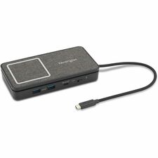 Kensington USB-C Dual 4K Portable Mobile Dock for Smartphone, Tablet, Notebook, Monitor - USB Type C - 2 Displays Supported - 4K - 3840 x 2160 - USB Type-C - Network (RJ-45) - HDMI - Black - Wired - Ethernet - 85W - Portable