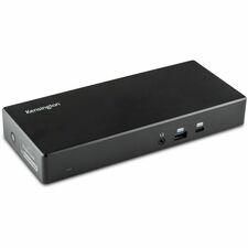 Kensington SD4780p USB 4K Hybrid Docking Station for Notebook, Monitor - USB Type C - 2 Displays Supported - 4K, UHD - 3840 x 2160 - 6 x USB Ports - USB Type-A - USB Type-C - HDMI - DisplayPort - Black - Wired - Windows 7, Mac OS X 10.14 Mojave, ChromeOS