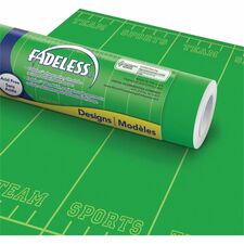 Prang Bulletin Board Paper Rolls Classroom, Door, File Cabinet, School, Home, Office Project, Display, Table Skirting, Party, Decoration - 48" Width x 50 ft Length - Team Sports - Paper - 1 Roll