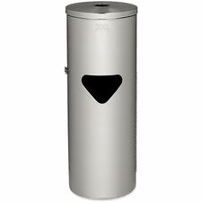 2XL Stainless Steel Stand Wiper Dispenser Stainless Steel - Stainless Steel - Refillable, Smudge Resistant, Hands-free - 1 Each