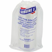 Genuine Joe Cold Cup Lids Clear - 50/Pack - 20 / Carton
