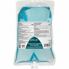 Betco Clario Hand Sanitizer Foam Light Fresh, Fresh Neutral Scent - 1.06 quart - Kill Germs, Bacteria Remover - Hand, Skin - Light Green - Pleasant Scent - 6 / Carton