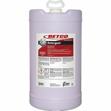 Betco Symplicity Laundry Detergent Concentrate - 1920 fl oz (60 quart) - Springtime Fresh Scent - Spill Resistant, Anti-graying, Low Foaming - Lavender Drum - 1 Each