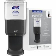 PURELL&reg; ES6 Touchless Hand Sanitizer Dispenser Kit 1.27 quart Capacity - Touch-free, Hygienic, Durable, Long Lasting, Wall Mountable - Graphite - 1 / Carton
