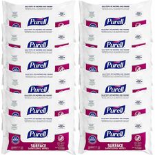 PURELL&reg; Foodservice Surface Sanitizing Wipes WhitePack - 72/Pack - 12 / Carton