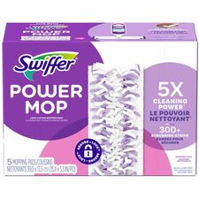 Swiffer PowerMop Mopping Pads Purple - 5 / Box