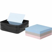 Post-it&reg; Pop-up Note Wave Dispenser 3" x 3" - Black