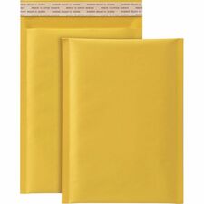 Quality Park Paper Bubble Mailers Bubble - 6" Width x 9" Length - Strip - Brown Kraft - Paper - 25 / Box